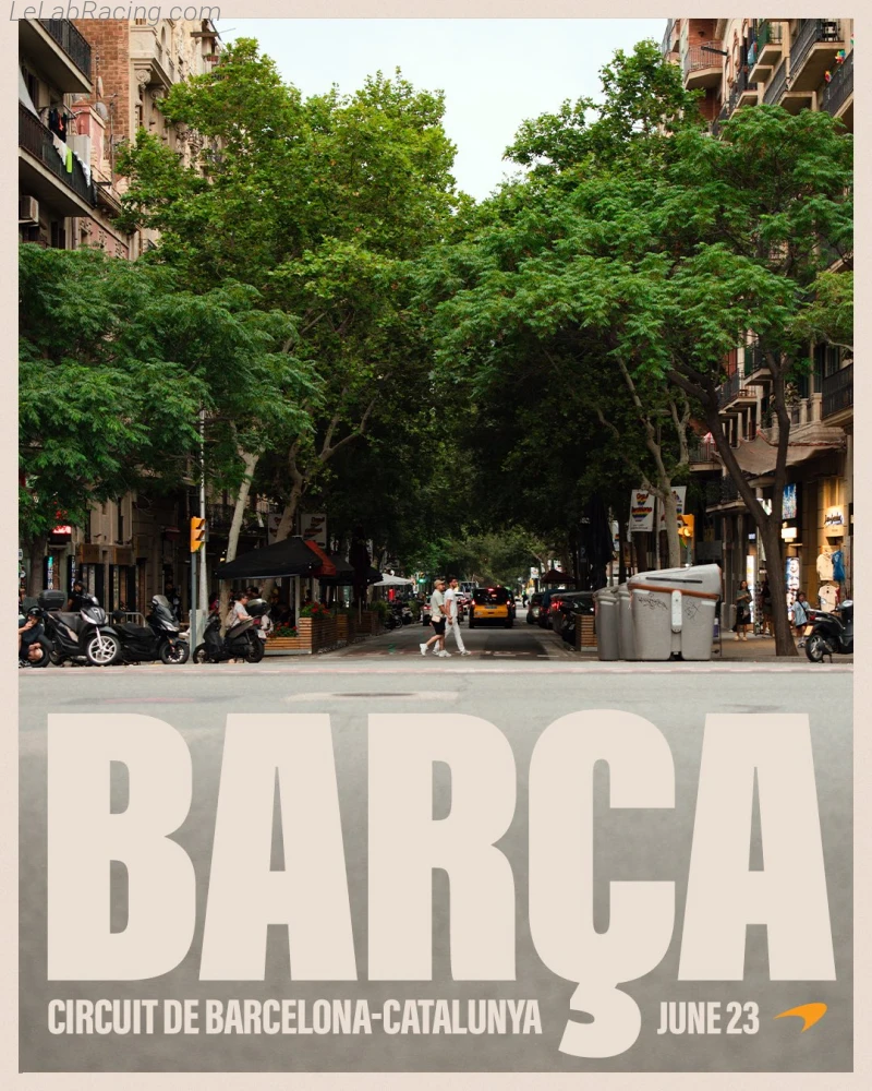 Poster équipe Grand Prix automobile d'Espagne 2024