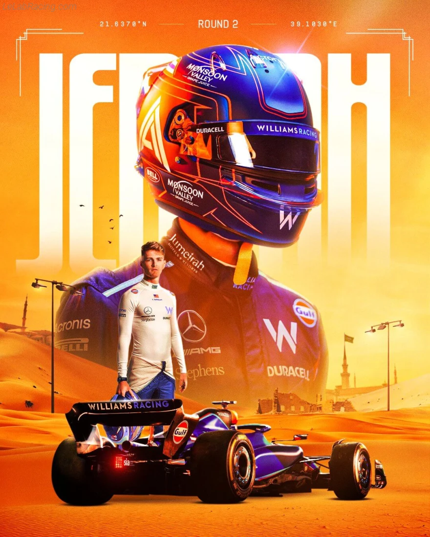 Poster équipe Grand Prix automobile d'Arabie saoudite 2023