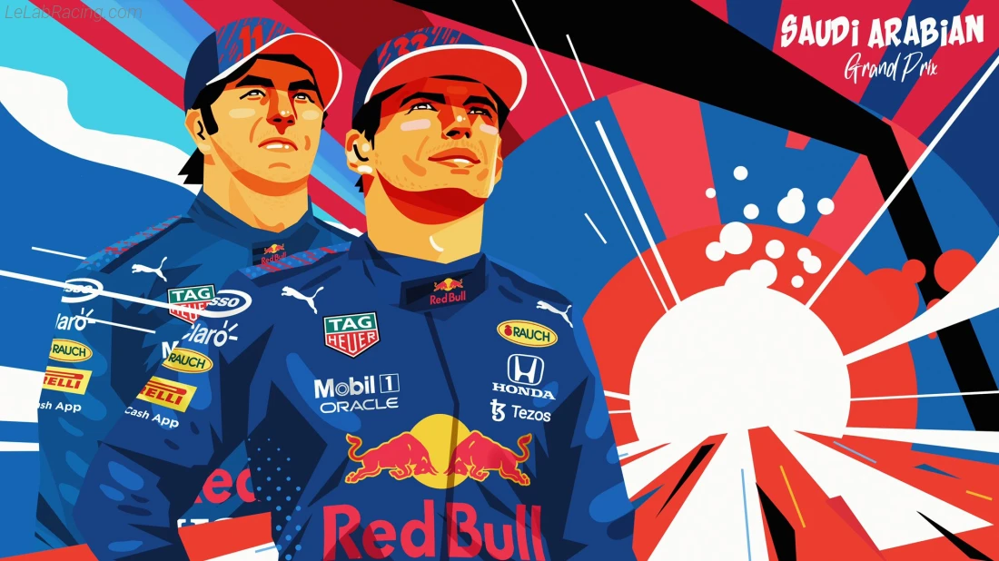 Poster équipe Grand Prix automobile d'Arabie saoudite 2021