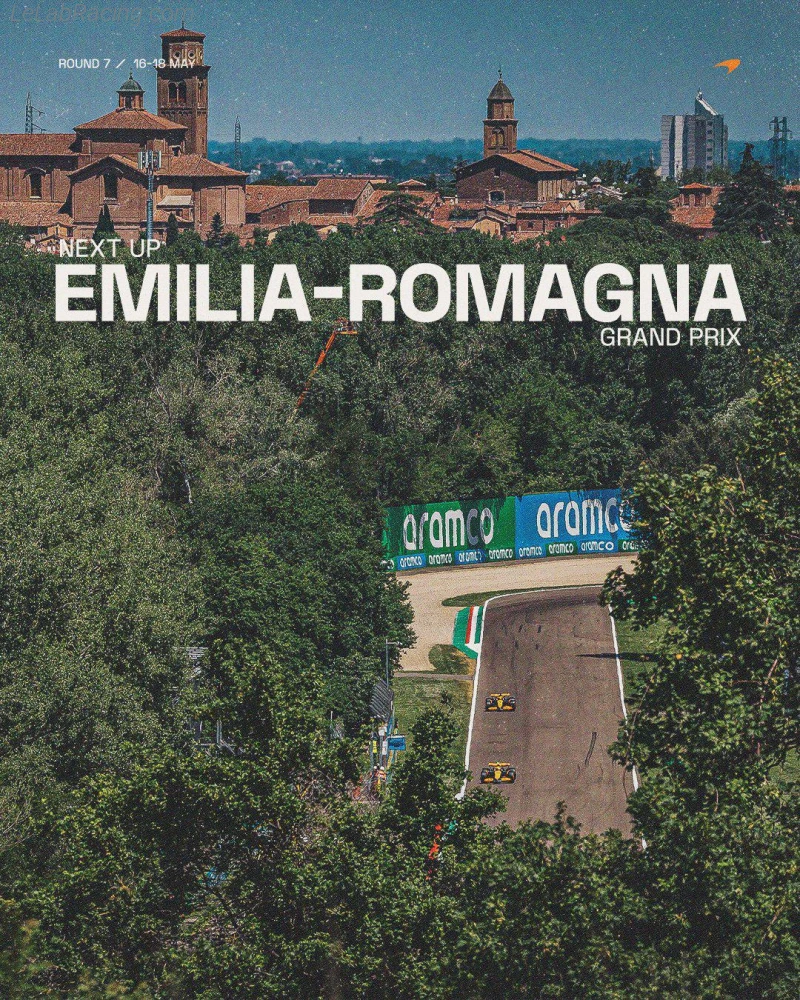 Poster équipe Grand Prix automobile d'Émilie-Romagne 2025