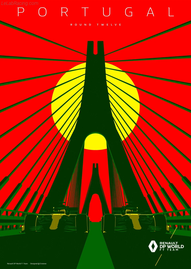 Poster équipe Grand Prix automobile du Portugal 2020