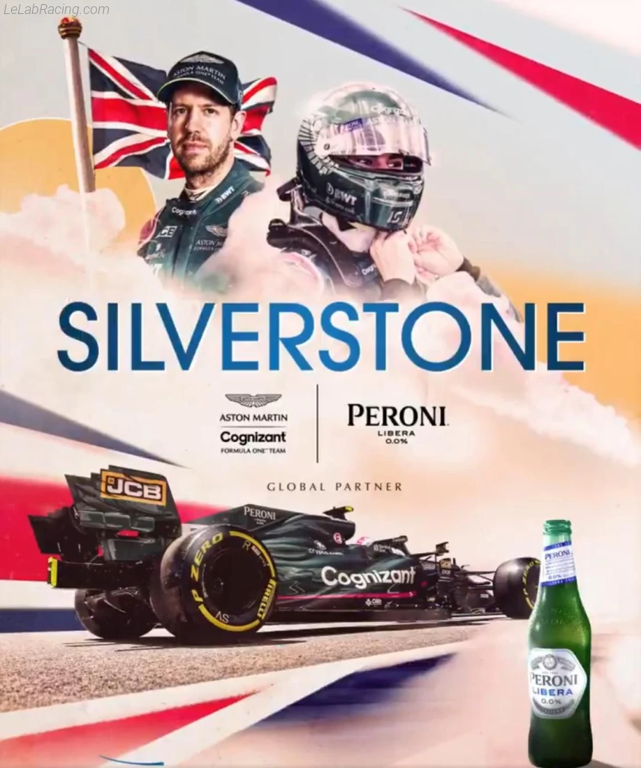 Poster équipe Grand Prix automobile de Grande-Bretagne 2021
