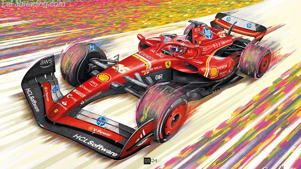 Poster équipe Grand Prix automobile des Pays-Bas 2024