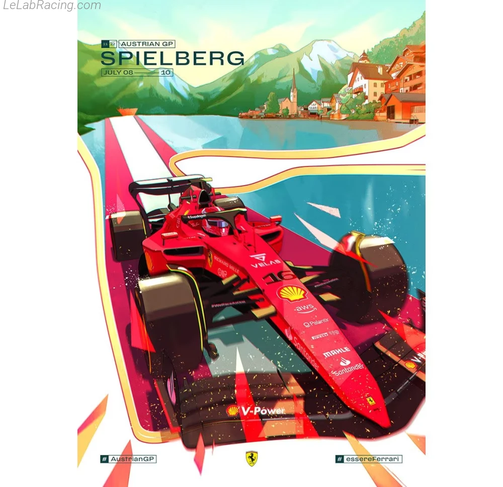 Poster équipe Grand Prix automobile d'Autriche 2022