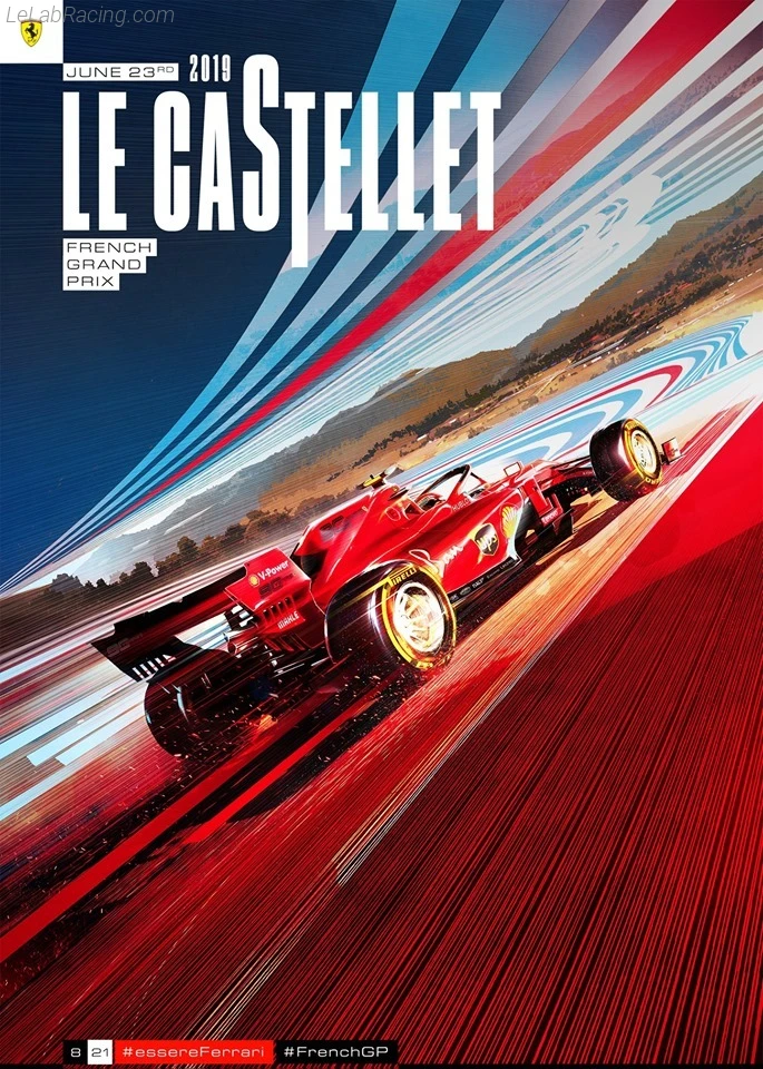 Poster équipe Grand Prix automobile de France 2019