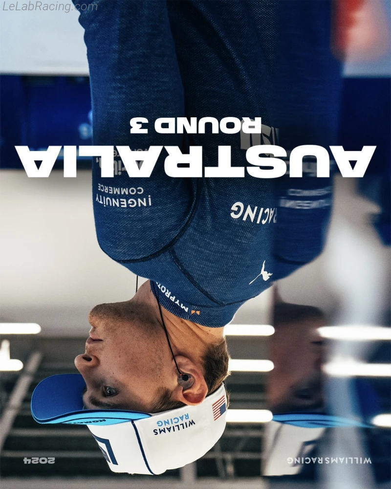 Poster équipe Grand Prix automobile d'Australie 2024