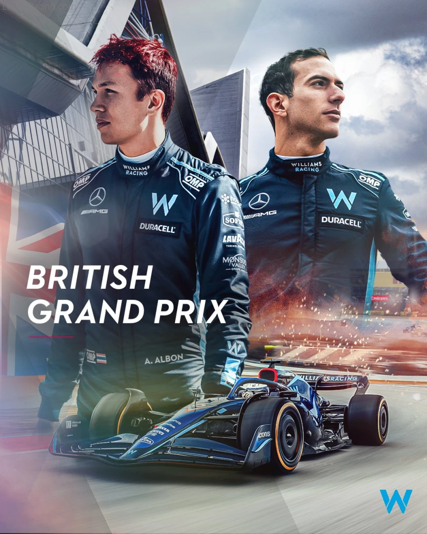 Poster équipe Grand Prix automobile de Grande-Bretagne 2022
