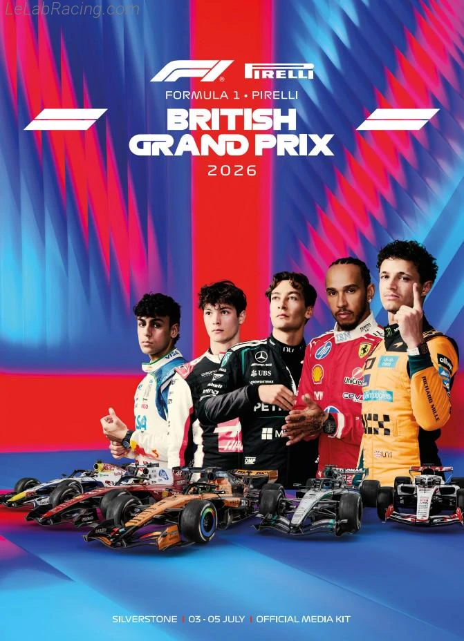 Poster d'un grand prix de la saison de F1 2026