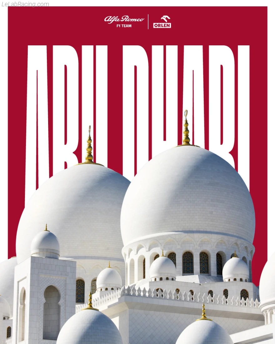 Poster équipe Grand Prix automobile d'Abou Dabi 2022