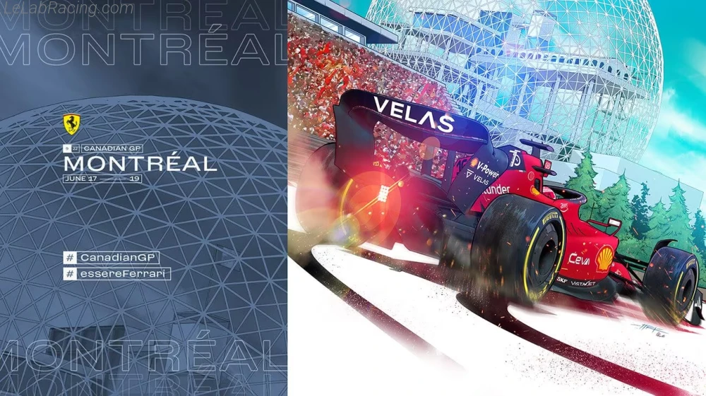 Poster équipe Grand Prix automobile du Canada 2022