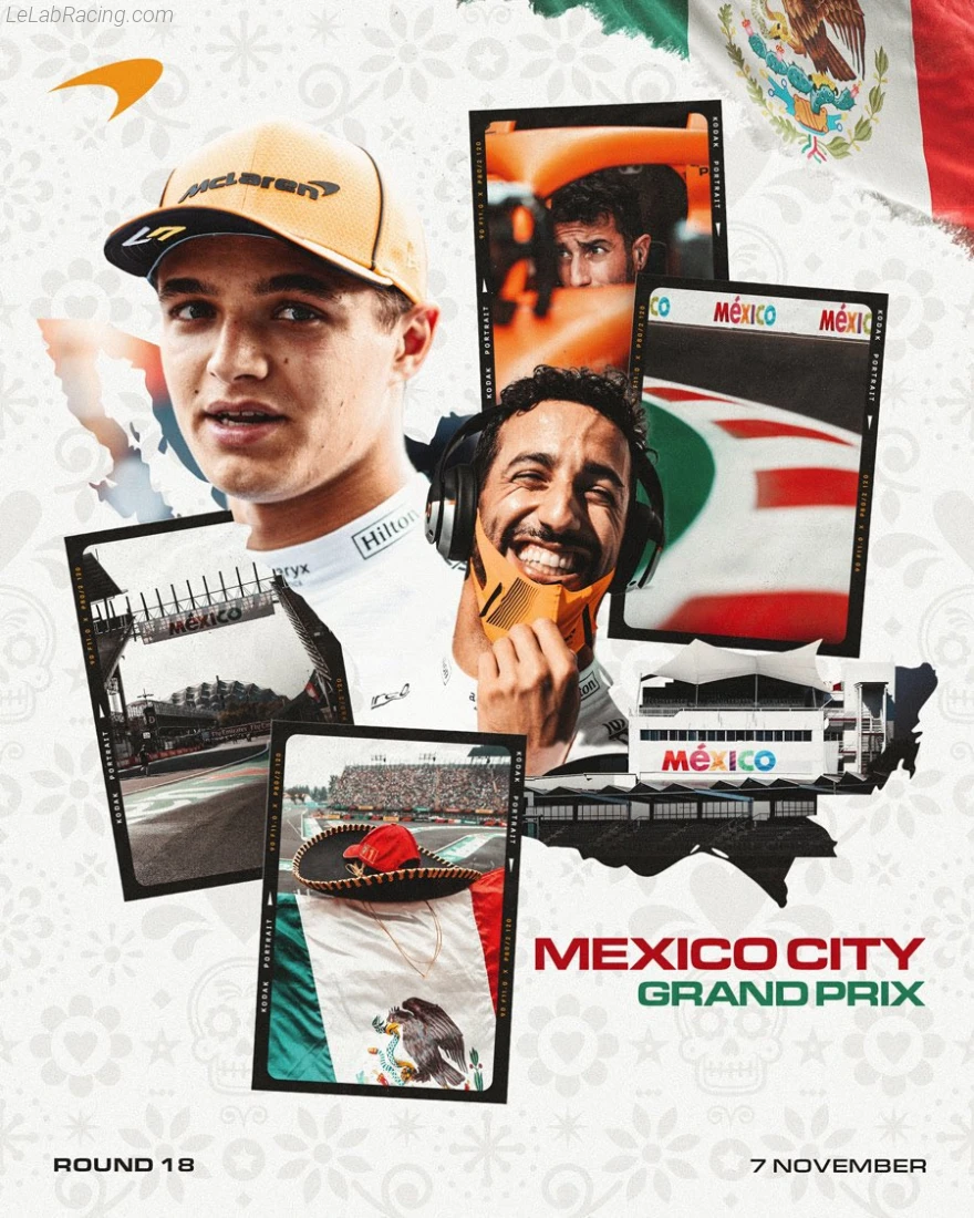 Poster équipe Mexico City Grand Prix