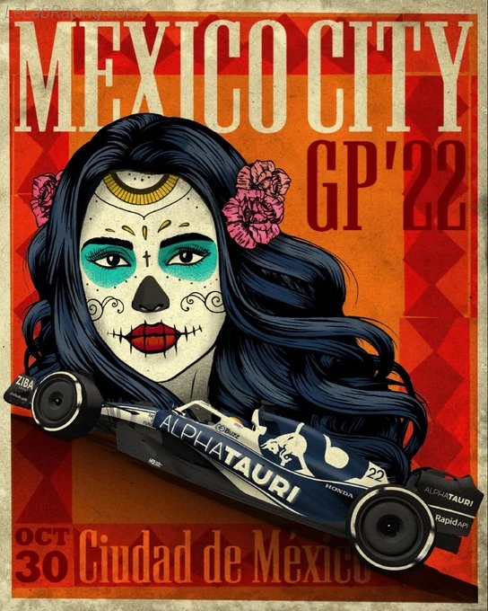 Poster équipe Mexico City Grand Prix