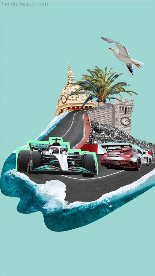 Poster équipe Grand Prix automobile de Monaco 2022