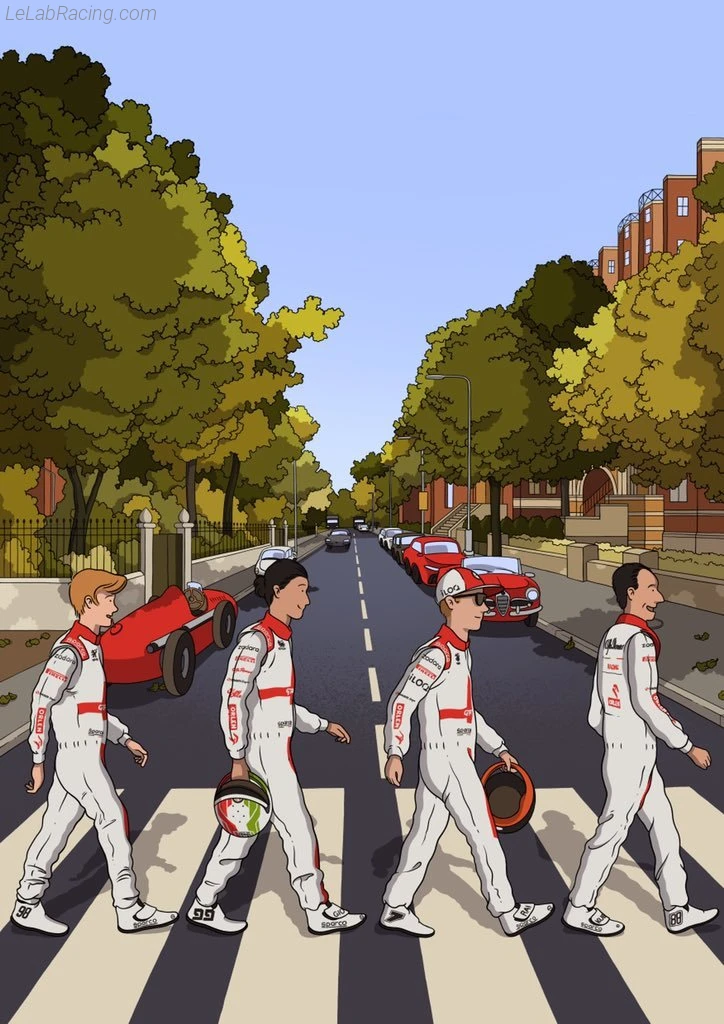 Poster équipe Grand Prix automobile de Grande-Bretagne 2021