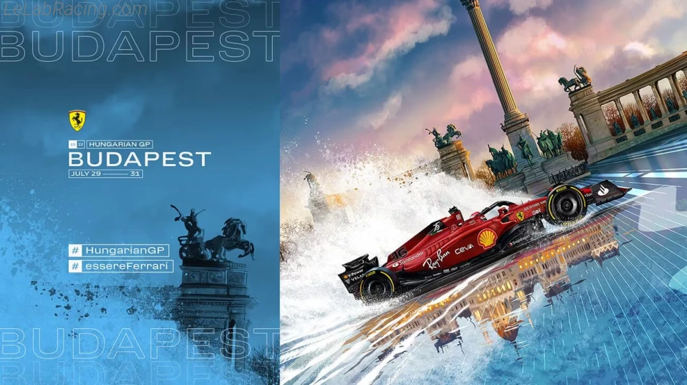 Poster équipe Grand Prix automobile de Hongrie 2022