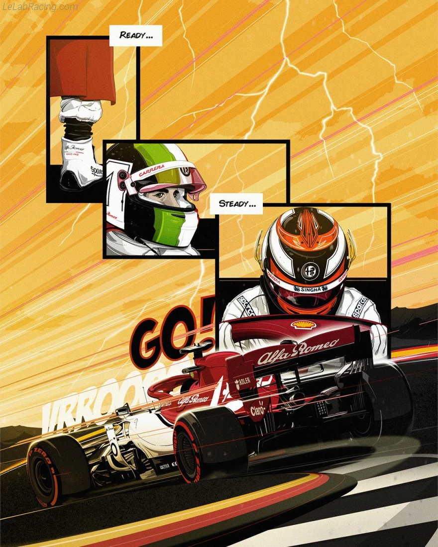 Poster équipe Grand Prix automobile d'Allemagne 2019