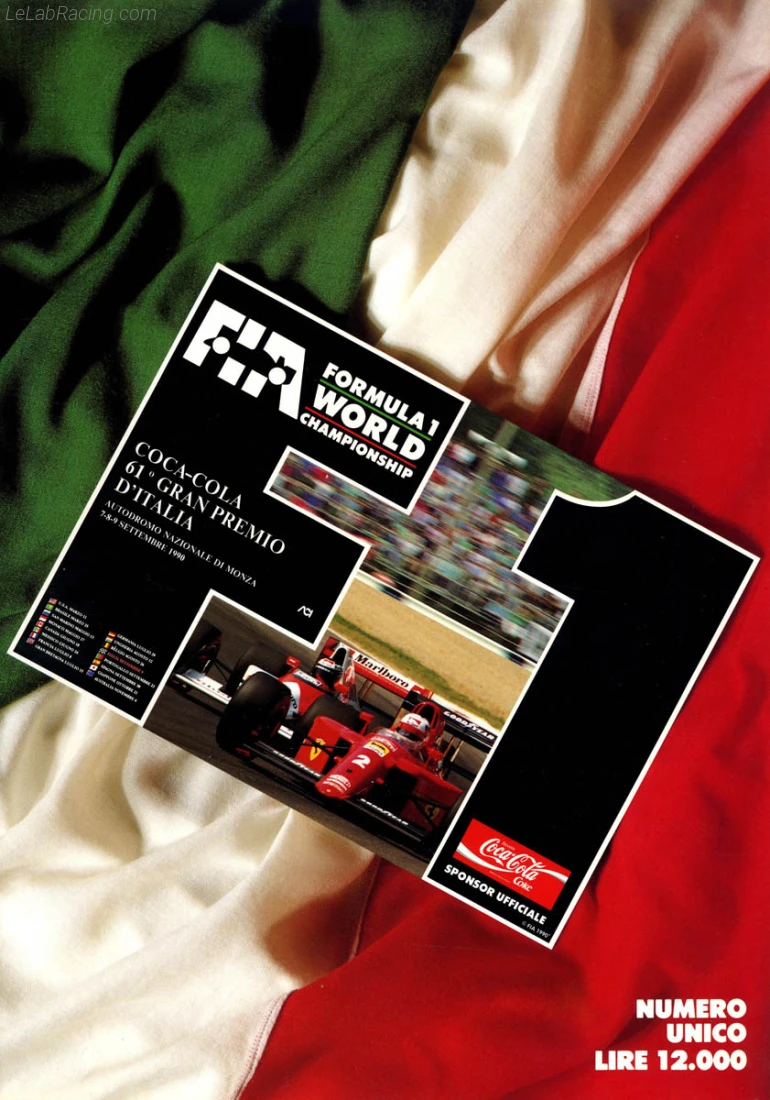Poster d'un grand prix de la saison de F1 1990