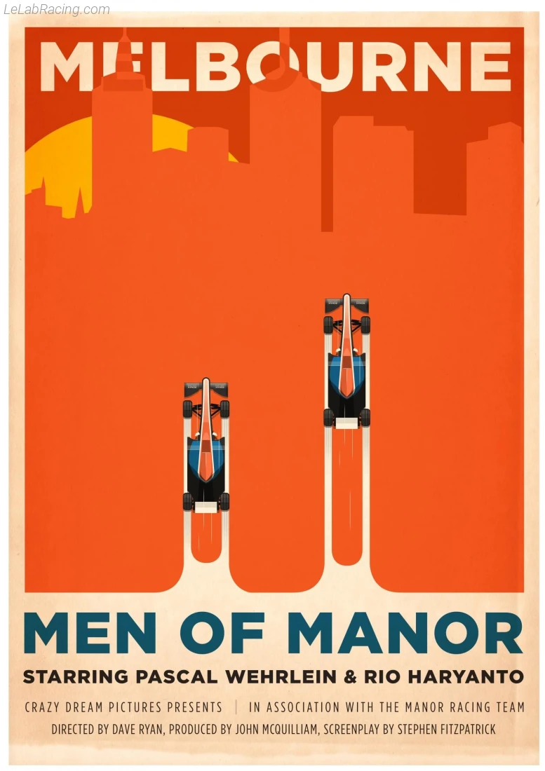 Poster équipe Grand Prix automobile d'Australie 2016