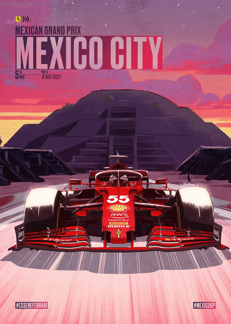Poster équipe Mexico City Grand Prix