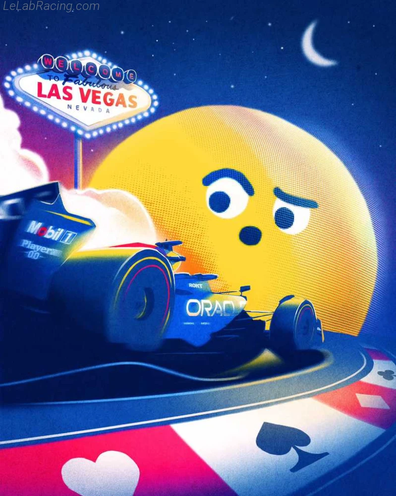 Poster équipe Grand Prix automobile de Las Vegas 2024