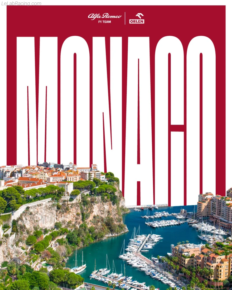 Poster équipe Grand Prix automobile de Monaco 2022