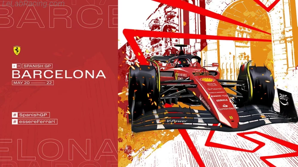 Poster équipe Grand Prix automobile d'Espagne 2022
