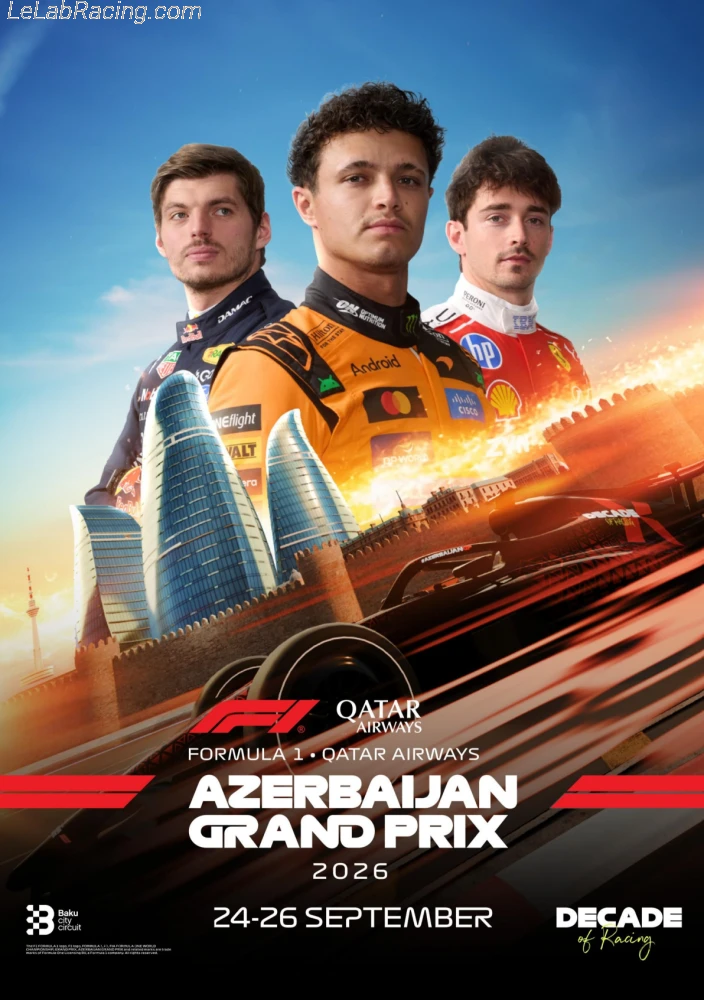 Poster d'un grand prix de la saison de F1 2026