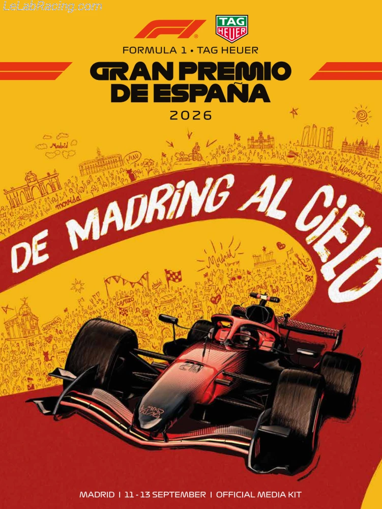 Poster d'un grand prix de la saison de F1 2026