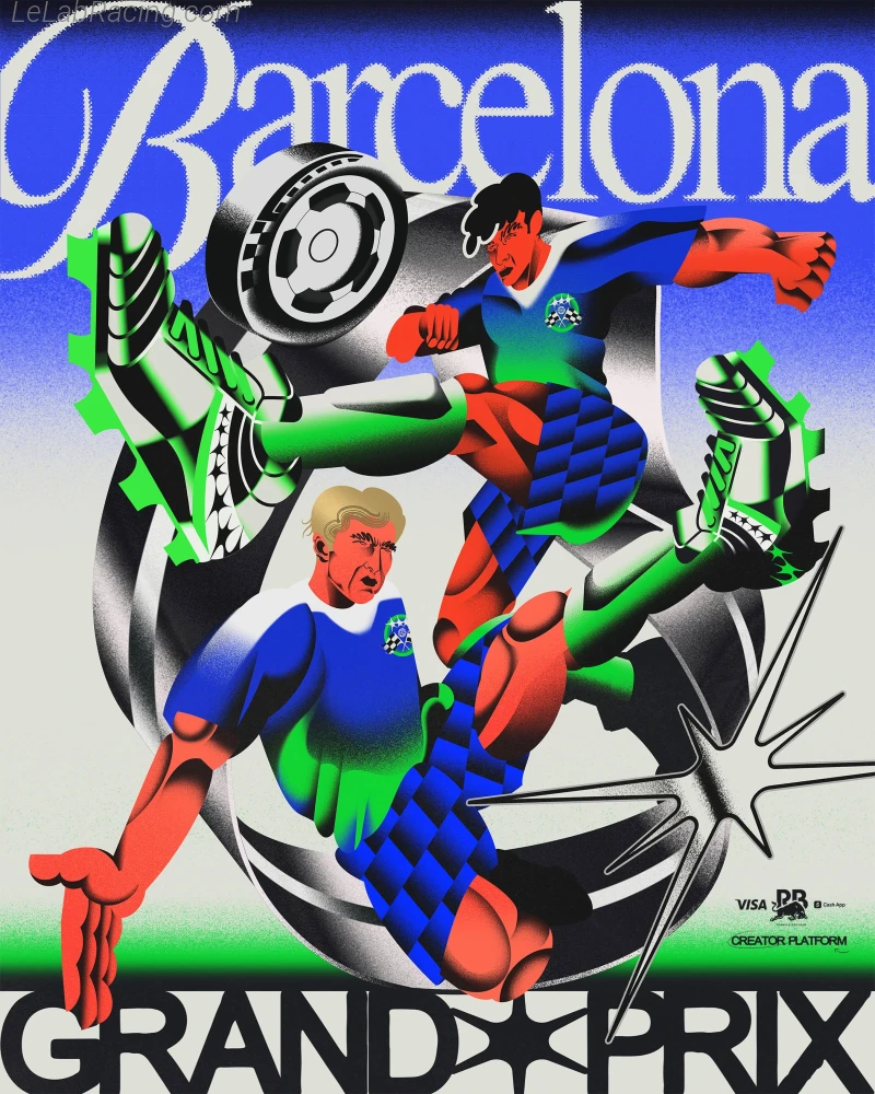 Poster équipe Barcelona Grand Prix
