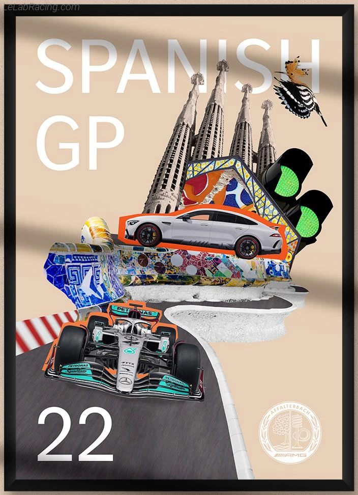 Poster équipe Grand Prix automobile d'Espagne 2022