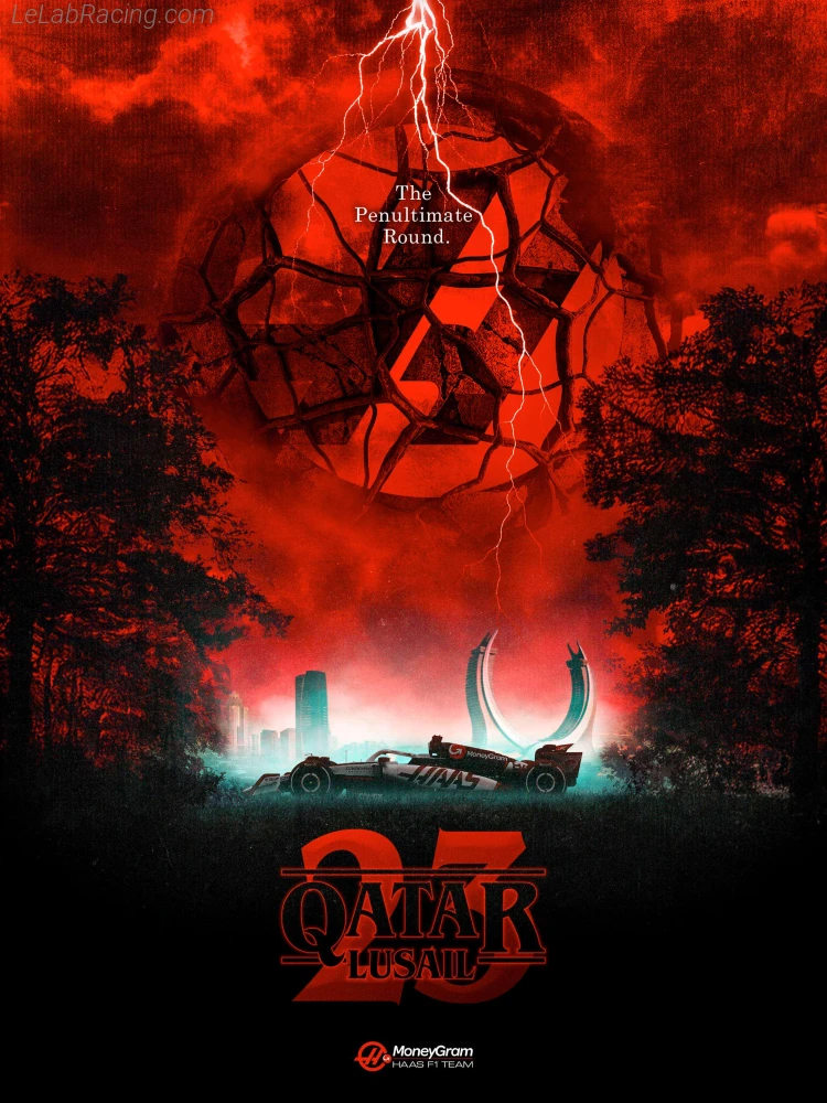 Poster équipe Grand Prix automobile du Qatar 2025