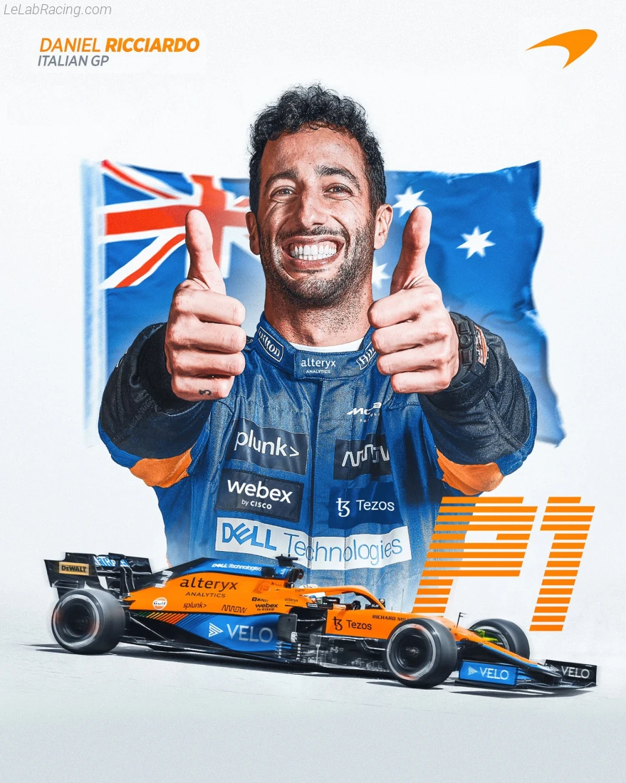 Poster équipe Grand Prix automobile d'Italie 2021