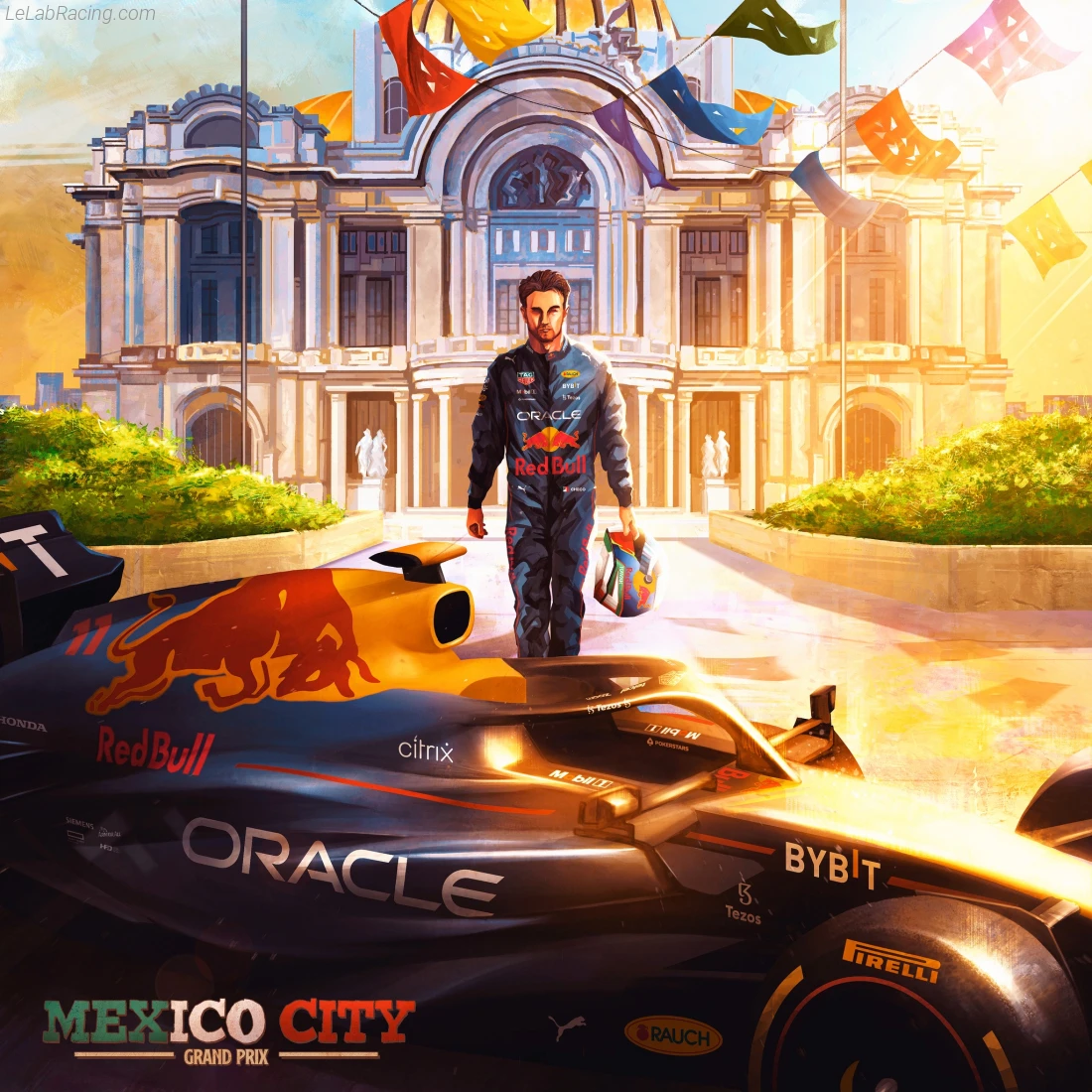 Poster équipe Mexico City Grand Prix