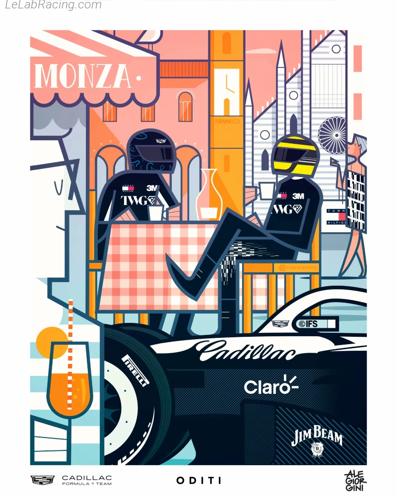 Poster équipe Grand Prix automobile d'Italie 2026