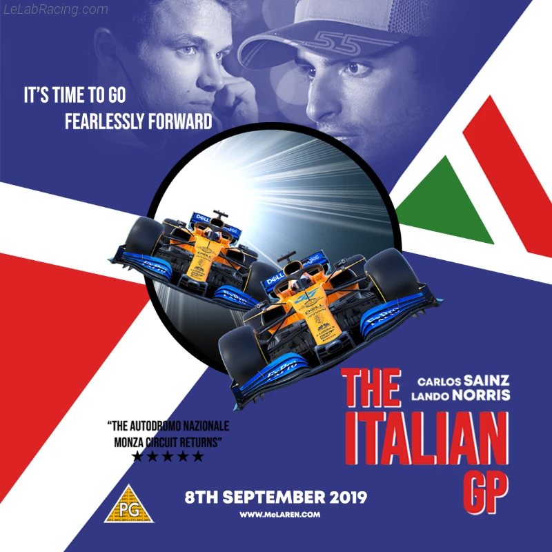 Poster équipe Grand Prix automobile d'Italie 2019