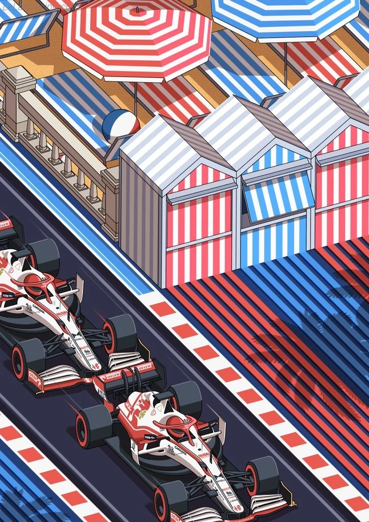 Poster équipe Grand Prix automobile de France 2021