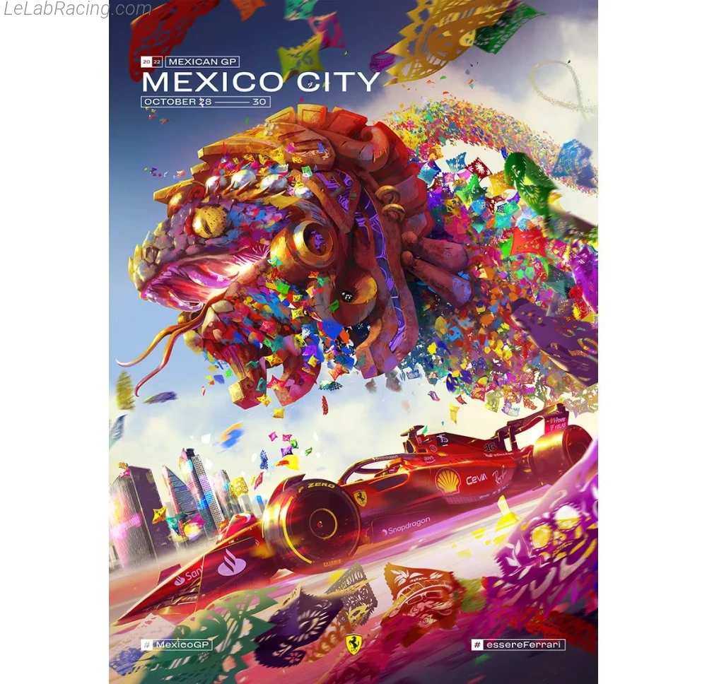 Poster équipe Mexico City Grand Prix
