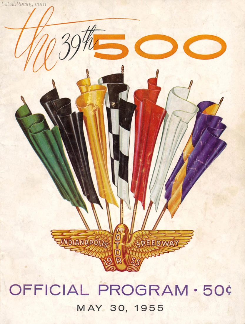 Poster d'un grand prix de la saison de F1 1955