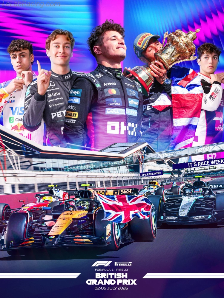 Poster d'un grand prix de la saison de F1 2026