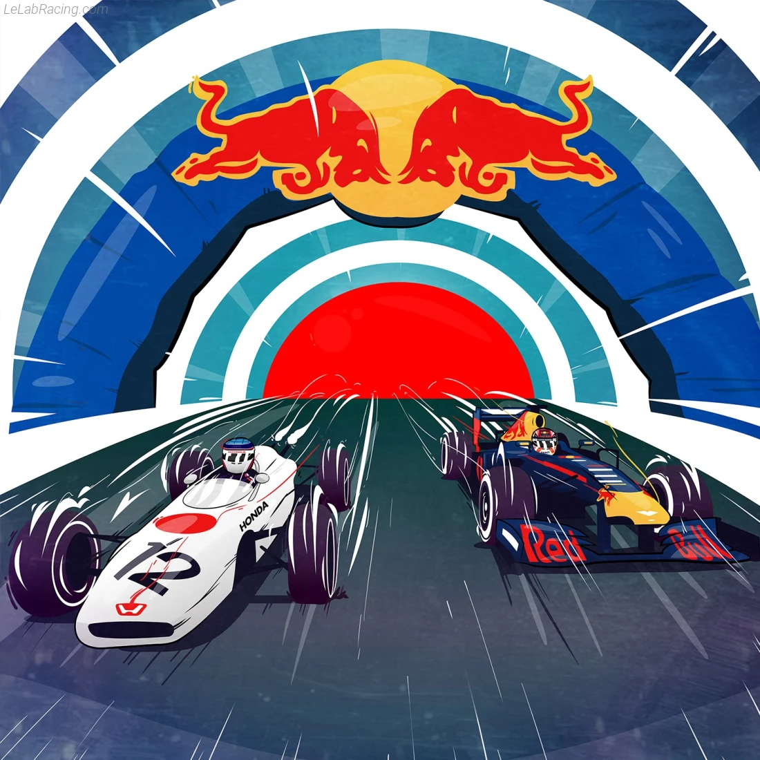 Poster équipe Grand Prix automobile du Japon 2019