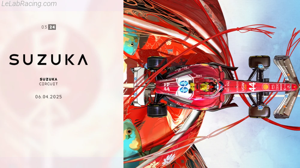 Poster équipe Grand Prix automobile du Japon 2025