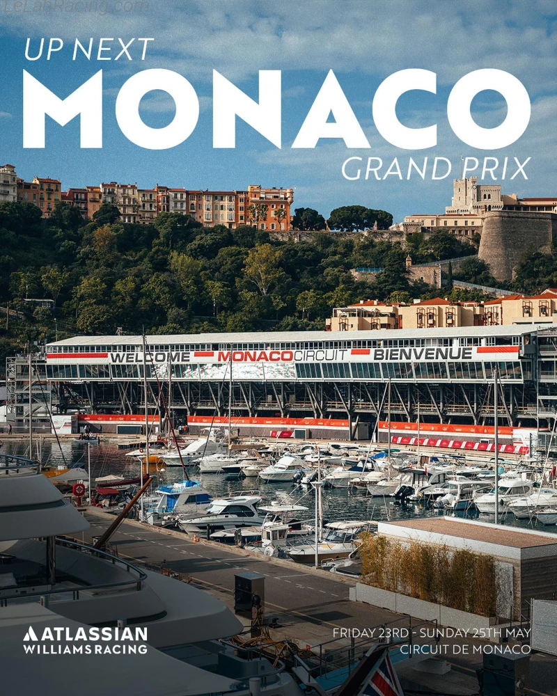 Poster équipe Grand Prix automobile de Monaco 2025