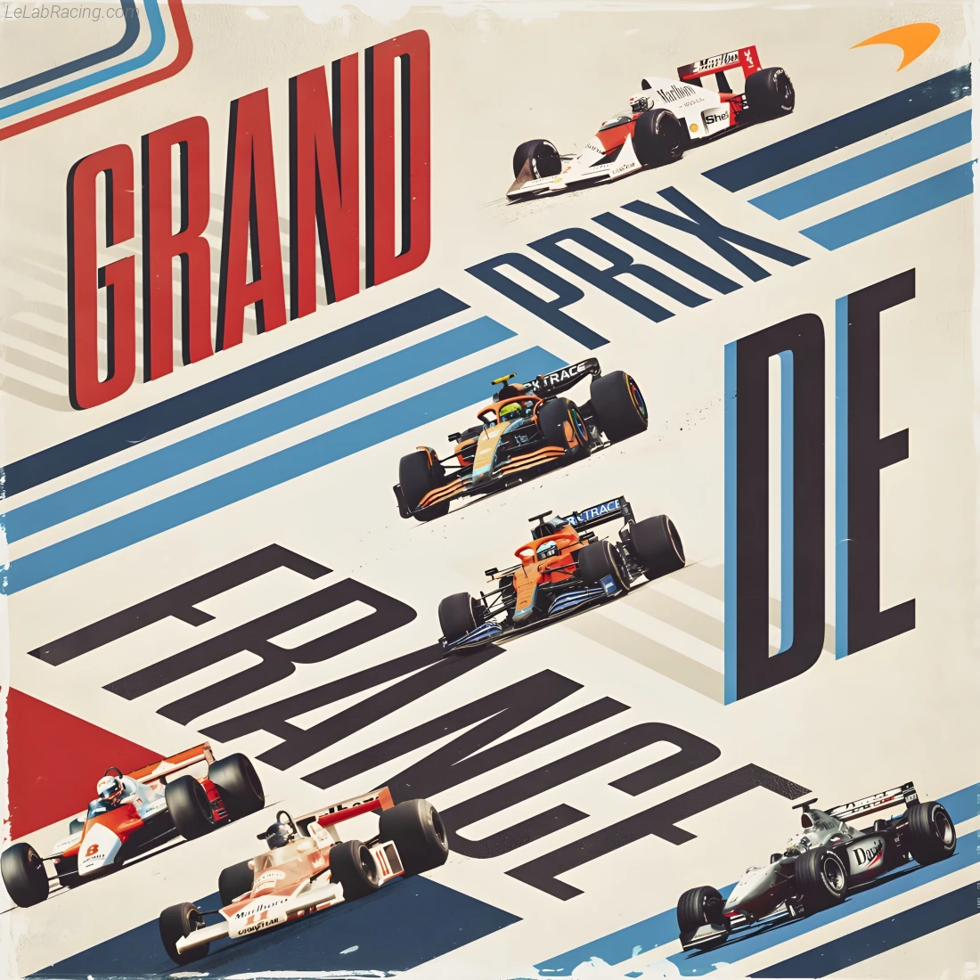 Poster équipe Grand Prix automobile de France 2022
