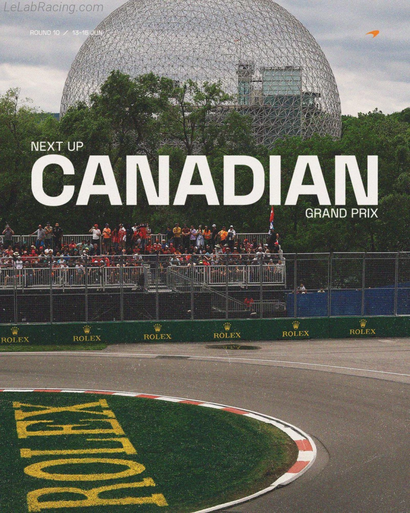 Poster équipe Grand Prix automobile du Canada 2025