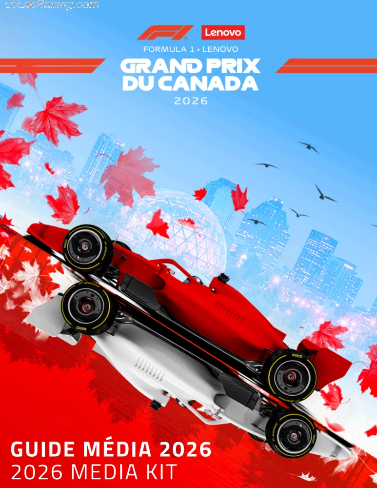 Poster d'un grand prix de la saison de F1 2026