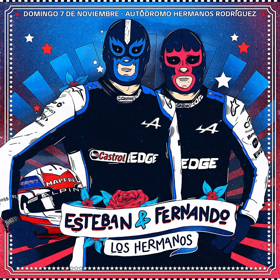 Poster équipe Mexico City Grand Prix