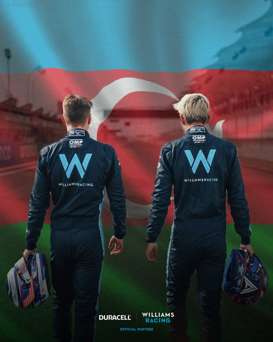 Poster équipe Grand Prix automobile d'Azerbaïdjan 2023