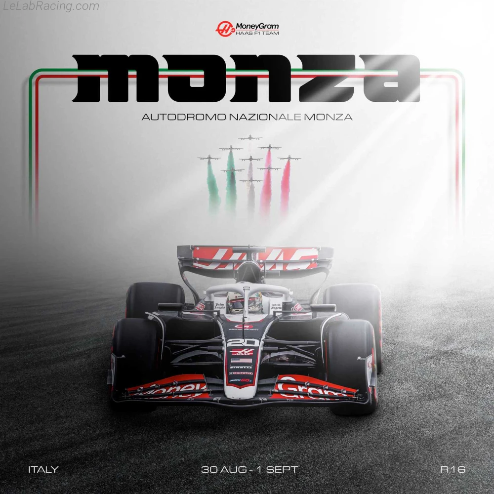 Poster équipe Grand Prix automobile d'Italie 2024