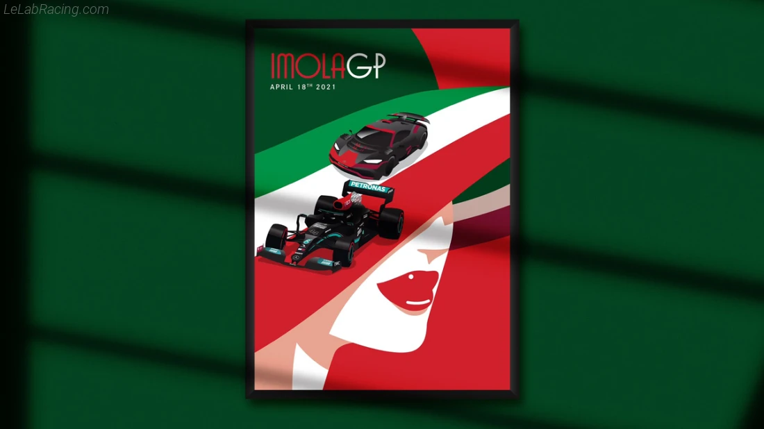 Poster équipe Grand Prix automobile d'Italie 2021