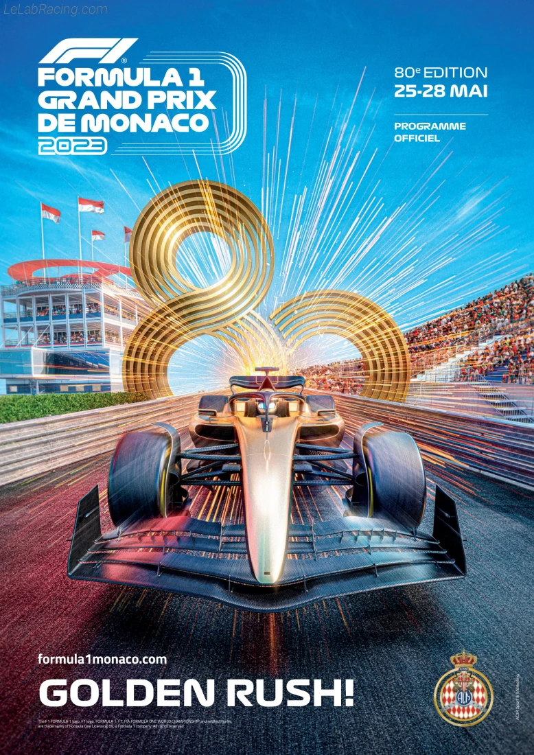 Poster d'un grand prix de la saison de F1 2023